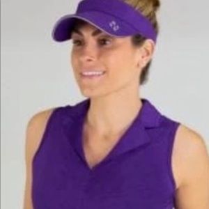 Jofit golf shirt and matching visor